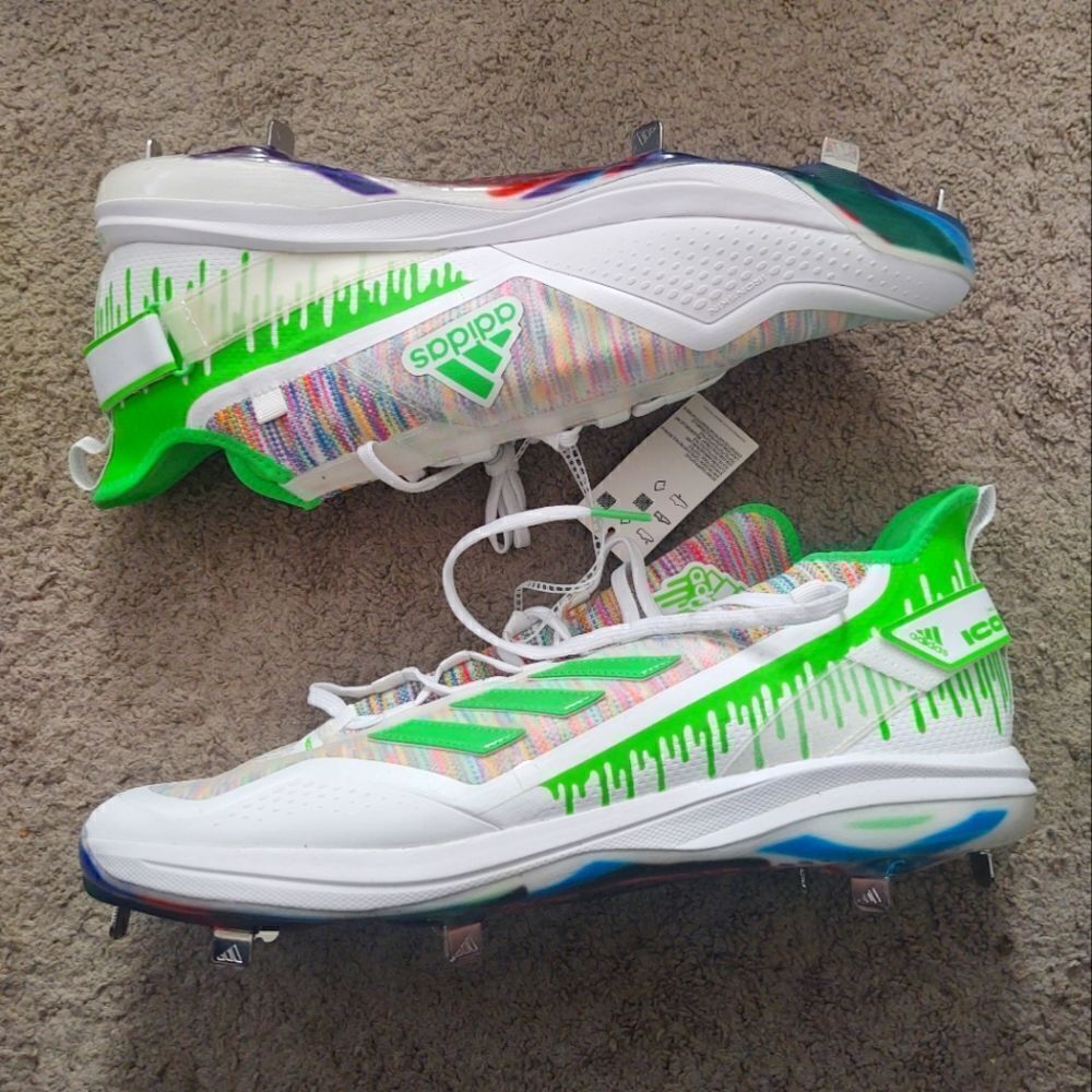 Adidas ICON 7 Boost Dripped Baseball Cleats Men's Size 17 BRAND NEW WITH TAGS